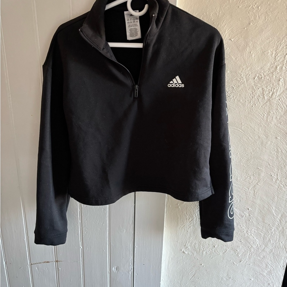 Adidas Black Zip-Up Jacket